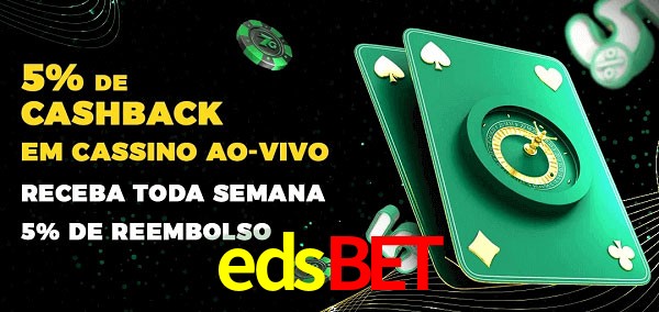 Promoções do cassino ao Vivo edsbet